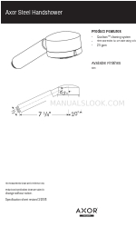 Axor 35852801 Arkusz specyfikacji