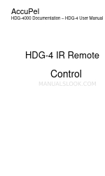 AccuPel HDG-4 Manuale d'uso