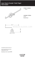 Axor 40836000 Specification Sheet