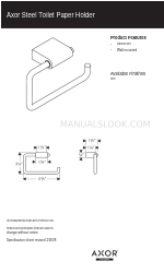 Axor 41236800 Specification Sheet