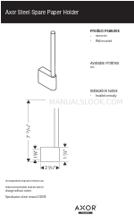 Axor 41828800 Specification Sheet