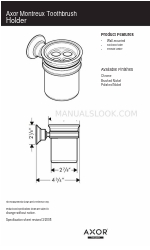 Axor 42034000 Specification Sheet