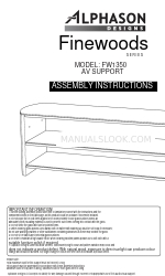 Alphason FW1350 Инструкции по сборке