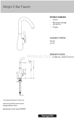 Axor Allegro 14801XX1 Specification Sheet