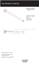 Axor Axor Montreux Towel Bar 42020XX0 Технічна специфікація