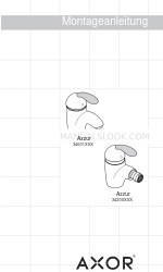 Axor Azzur 34001 Series Manual de instrucciones de instalación