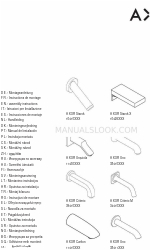 Axor Bouroullec 19415000 Manual de instrucciones de montaje