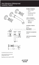 Axor Brushed Nickel 16532821 Specificatieblad