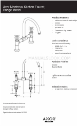 Axor Brushed Nickel 16803821 Arkusz specyfikacji