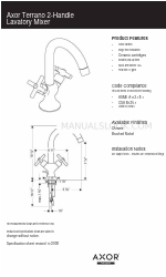 Axor Brushed Nickel 37030821 Specification Sheet