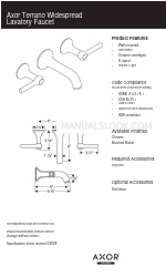 Axor Brushed Nickel 37315821 Specification Sheet