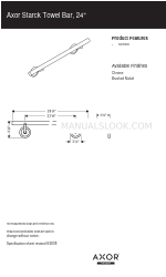 Axor Brushed Nickel 40806820 Specification Sheet