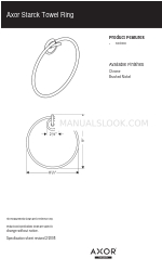 Axor Brushed Nickel 40821820 Hoja de especificaciones