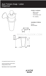 Axor Brushed Nickel 41319820 Specification Sheet