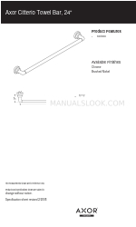 Axor Brushed Nickel 41760820 Specification Sheet