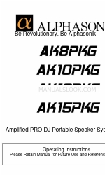 Alphasonik AK15PKG 取扱説明書