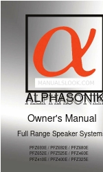 Alphasonik PFZ400E Manual do Proprietário