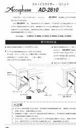 Accuphase AD-2810 Instruction Manual