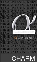 Alphasonik Charm Manual do utilizador