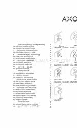 Axor Citterio E 36455000 Gebruiksaanwijzing/montagehandleiding