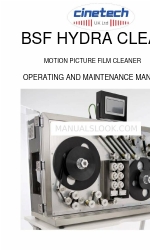 Cinetech BSF HYDRA CLEAN Manuale operativo e di manutenzione