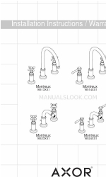 Axor Montreux 16524XX1 Instrukcje instalacji / gwarancja