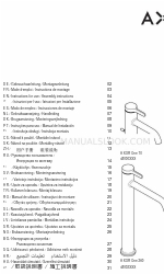 Axor One 48210 Series Instrukcja obsługi/instrukcja montażu