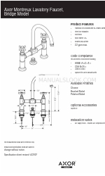 Axor Polished Nickel 16510831 仕様書