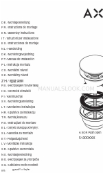 Axor Push open 51300000 Інструкція з монтажу Посібник з монтажу