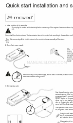 cinetto B-MOVED PS48KM10003P0001 Quick Start Installation And Setup Manual