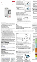 ABB ACQ80-04 Series クイック・インストール＆スタートアップ・マニュアル