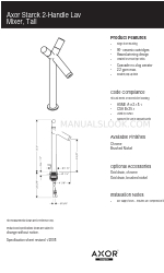 Axor Starck 10050001 Scheda tecnica