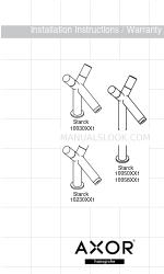 Axor Starck 10058XX1 Istruzioni per l'installazione / Garanzia