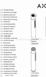 Axor Starck 10531 Series Instrucciones de montaje