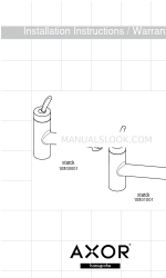 Axor Starck 10800001 Installationsanleitung / Garantie