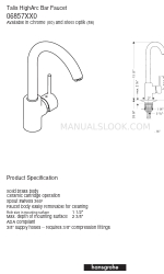 Axor Talis 06857XX0 Spécifications