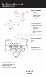 Axor Terrano 37135001 Características e dimensões