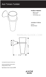 Axor Terrano Tumbler 41334XX0 Scheda tecnica