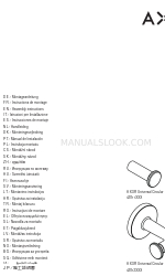 Axor Universal Circular 42812000 Instruções de montagem