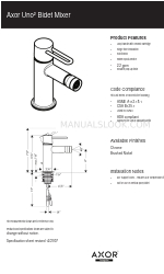 Axor Uno 2 38210001 Scheda tecnica