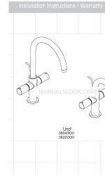 Axor Uno 2 38222XX1 Instrucciones de instalación / Garantía