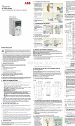 ABB ACS355 series Kurzanleitung für Installation und Inbetriebnahme