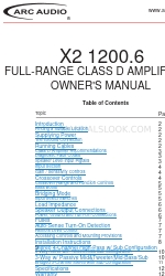 ARC Audio X2 1200.6 Посібник користувача