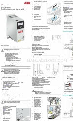 ABB ACS380 Series Руководство по быстрой установке и вводу в эксплуатацию