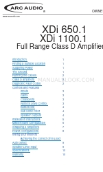 ARC Audio XDi 1100.1 Owner's Manual