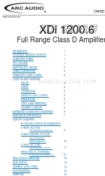 ARC Audio XDi 600.4 Manuel du propriétaire