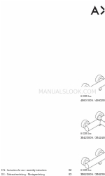 Axor Uno 38424009 Gebruiksaanwijzing/montagehandleiding