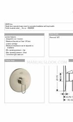 Axor Uno 38626820 Manual