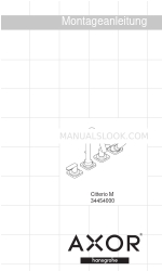 Axor Citterio M Manuale di istruzioni per il montaggio