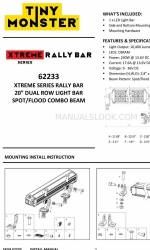 ARC Lighting Tiny Monster Xtreme Series Manual de início rápido